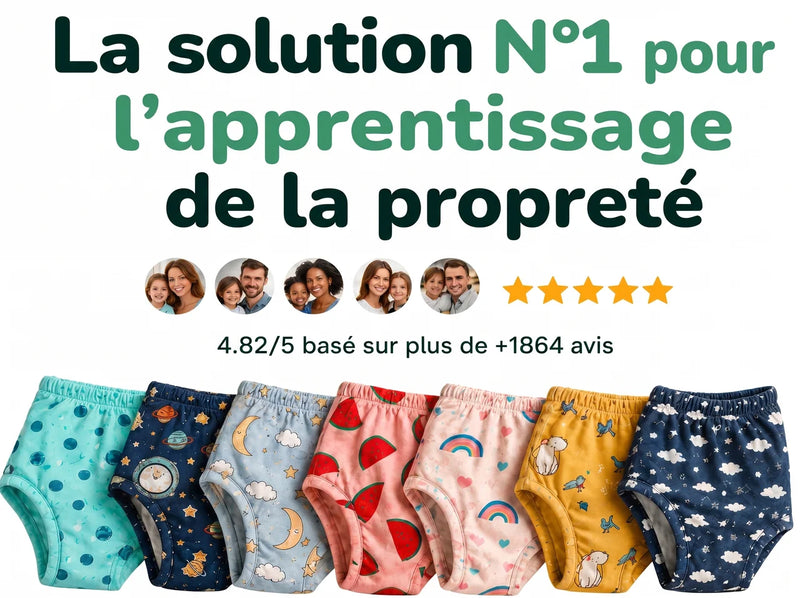 Le choix idéal pour l'apprentissage de la propreté